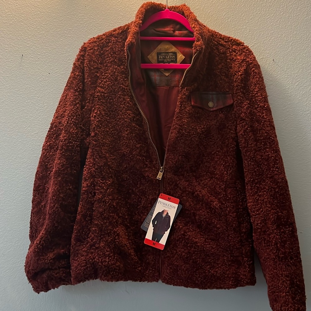 NWT Pendleton Women’s Coat, Burgundy, size Medium